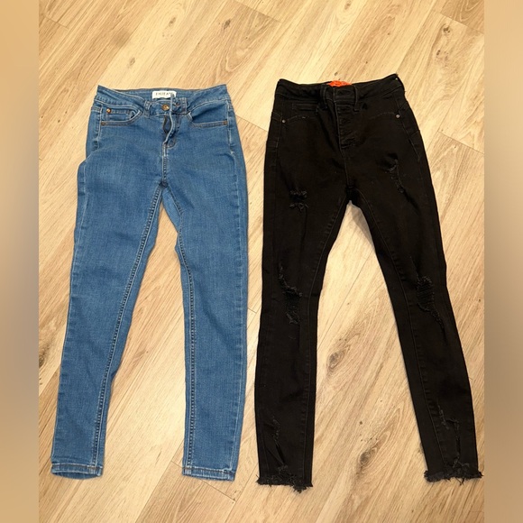 Wax Jean Denim - Blue and Black Women's Jeans size 1